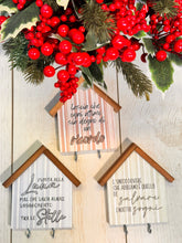 Casetta in Legno portachiavi/presine