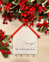 CASETTA IN LEGNO PORTACHIAVI 21x25