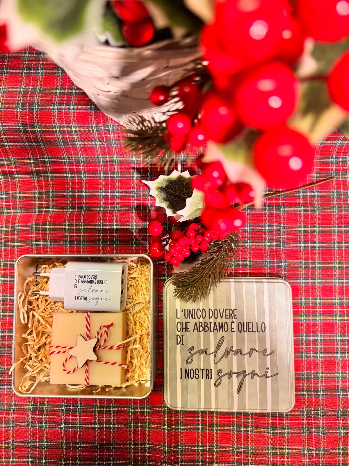 Build Your Box . Presa con sapone