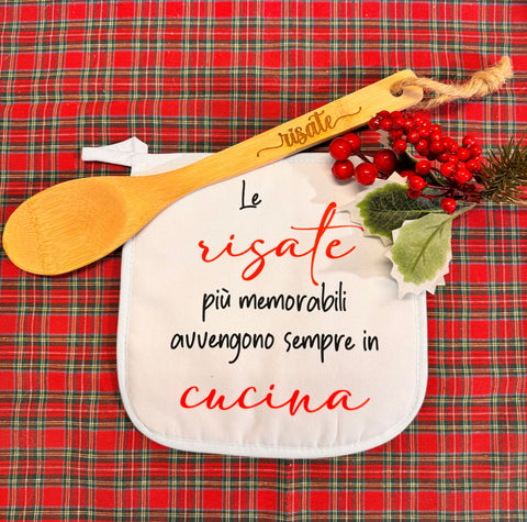 Pattina con Mestolo in legno