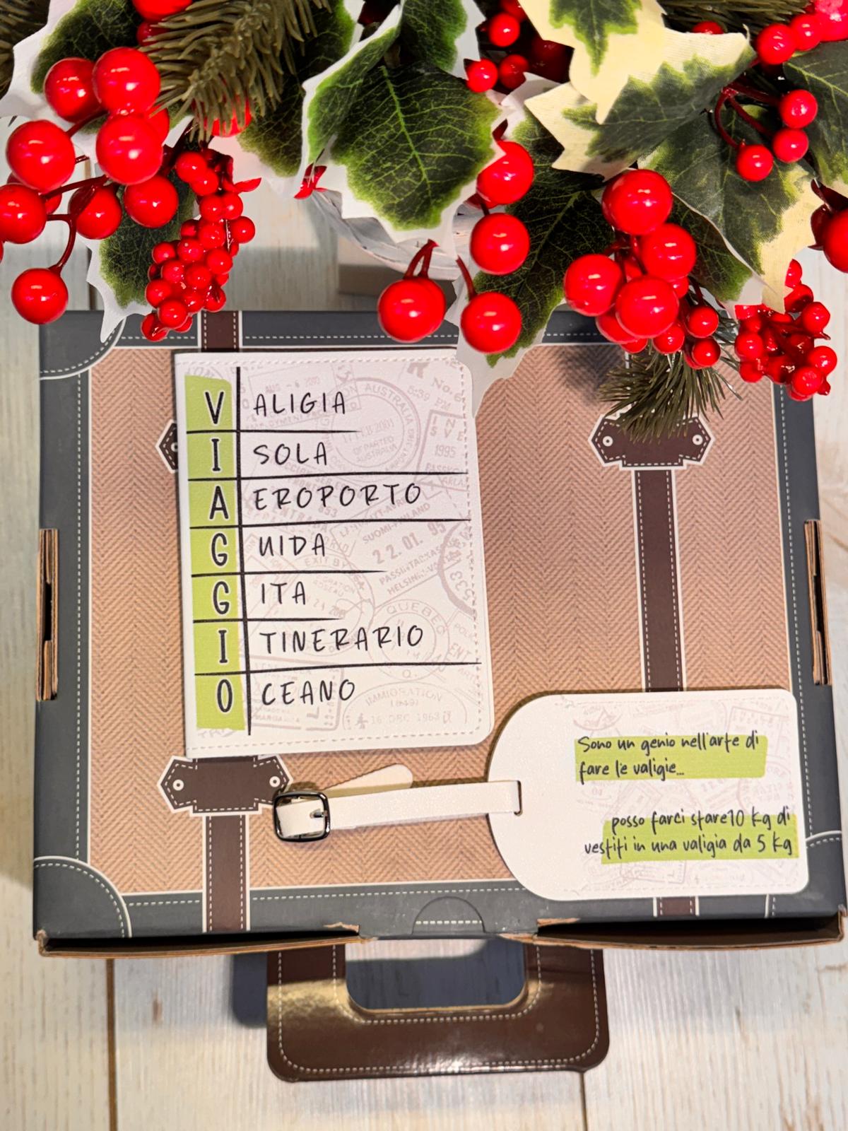 Porta Passaporto + tag valigia