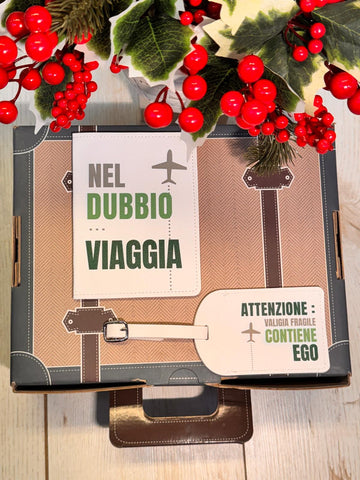 Porta Passaporto + tag valigia