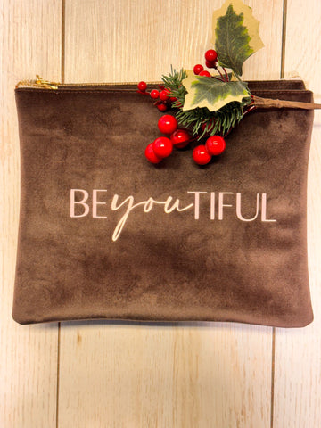 Borsetta in Velluto Cioccolato