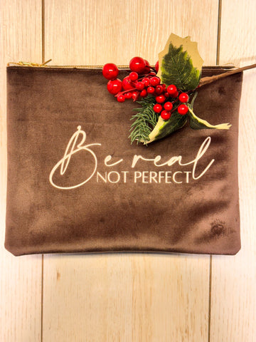 Borsetta in Velluto Cioccolato