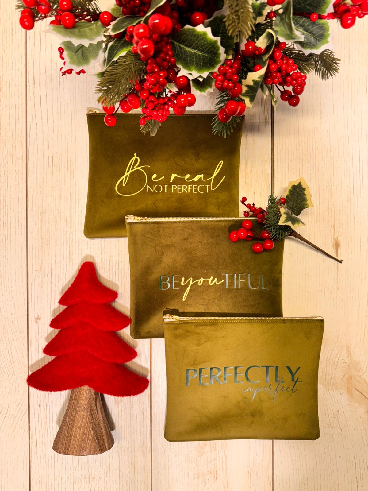 Borsetta in velluto Muschio