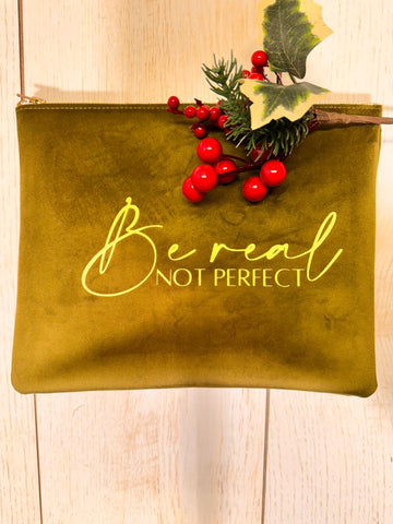 Borsetta in velluto Muschio