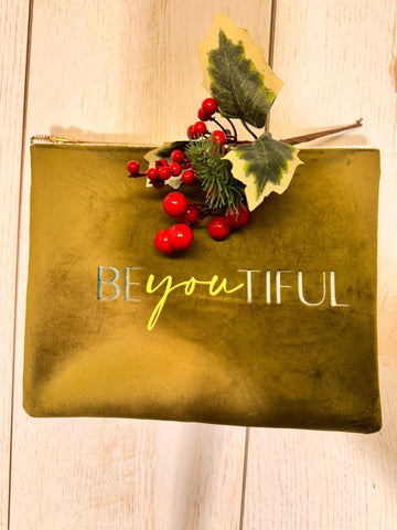 Borsetta in velluto Muschio