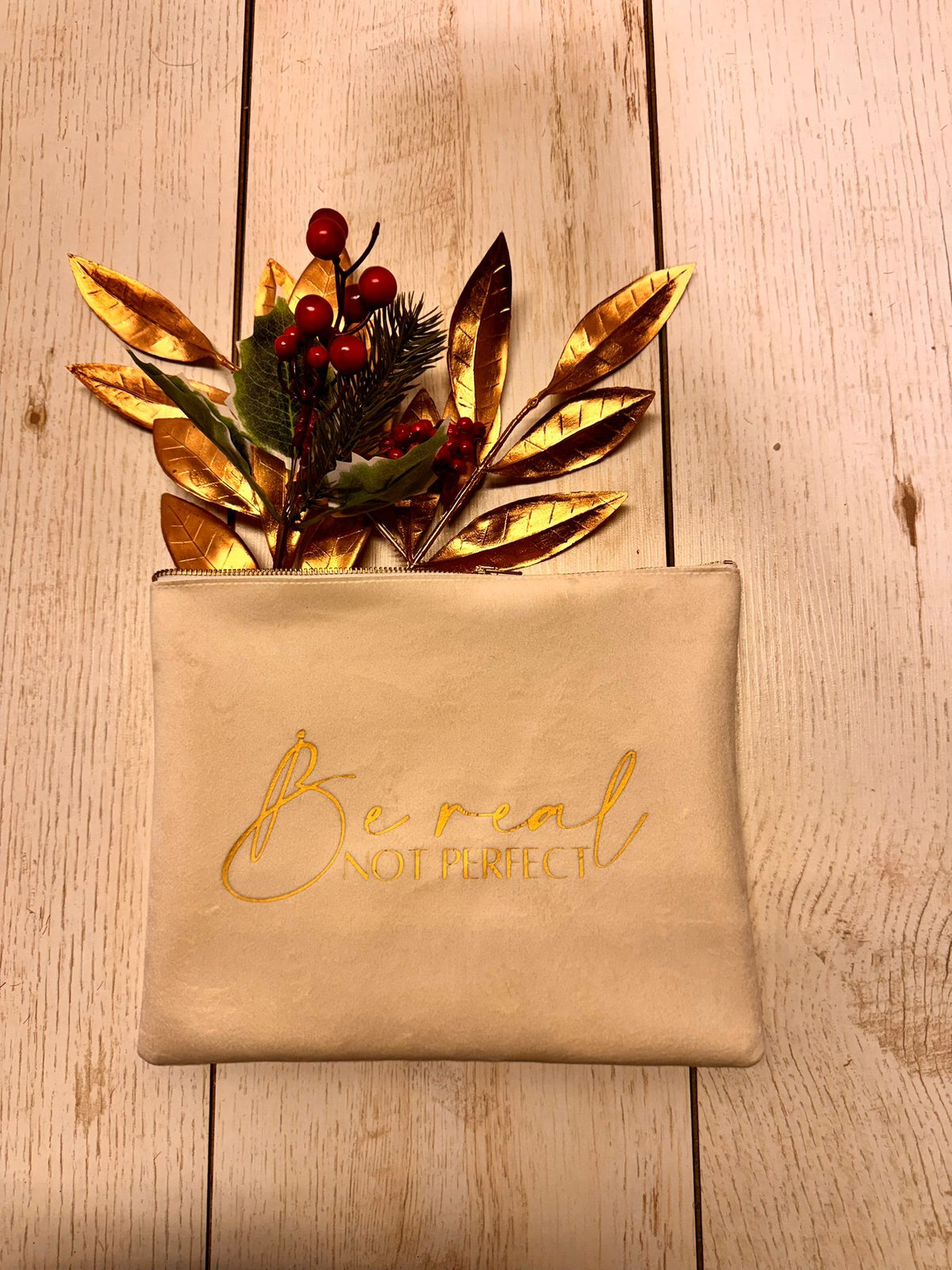 Borsetta in Velluto Panna