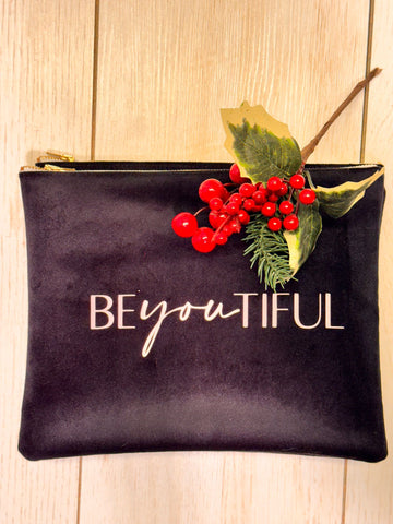 Borsetta in velluto nero