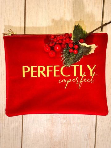 Borsetta in velluto rossa