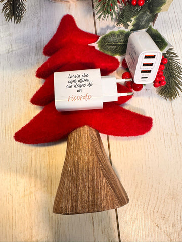 Presa elettrica multipla con frasi